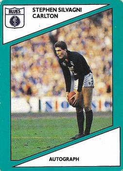 1988 Scanlens VFL #4 Stephen Silvagni Front